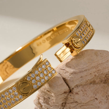 [⭐Renara]LOVE BRACELET 6.1MM DIAMOND-PAVED