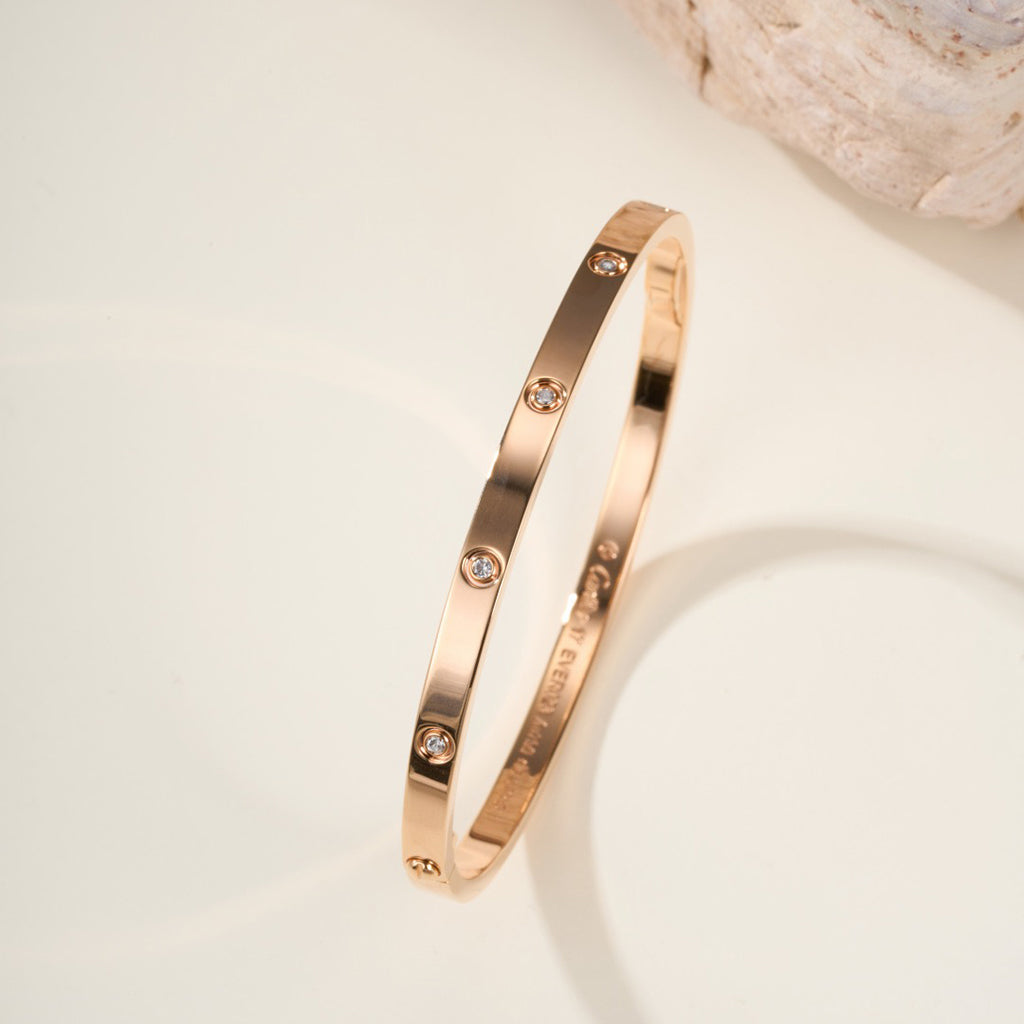 [⭐Renara]LOVE BRACELET 3.65MM 10 DIAMONDS