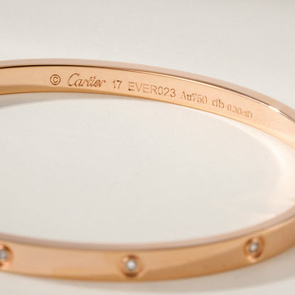 [⭐Renara]LOVE BRACELET 3.65MM 10 DIAMONDS