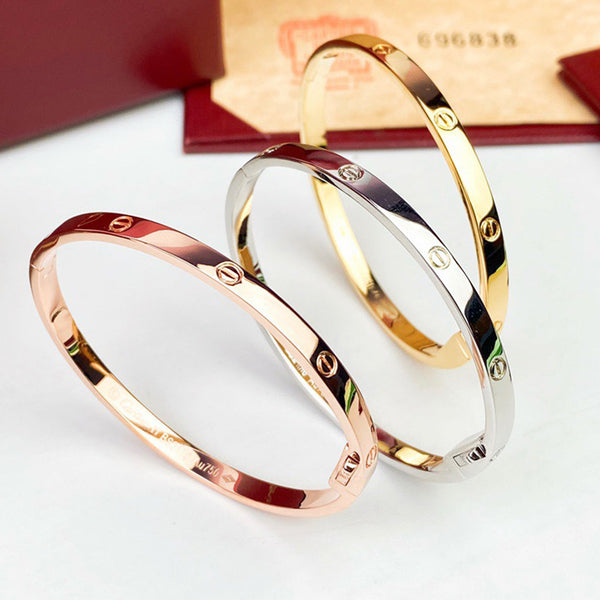 [⭐Renara]LOVE BRACELET 3.65MM NO DIAMONDS