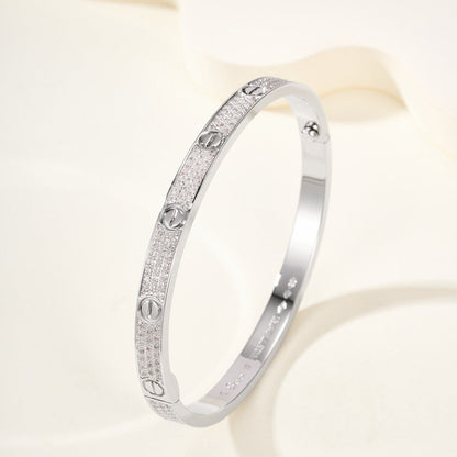 [⭐Renara]LOVE BRACELET 4.8MM DIAMOND-PAVED