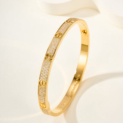 [⭐Renara]LOVE BRACELET 4.8MM DIAMOND-PAVED