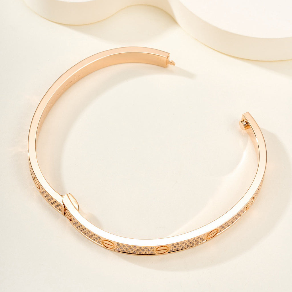 [⭐Renara]LOVE BRACELET 4.8MM DIAMOND-PAVED