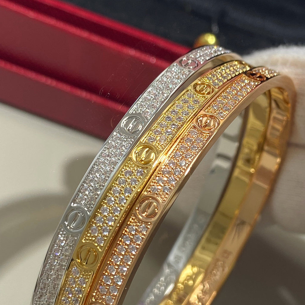 [⭐Renara]LOVE BRACELET 3.65MM DIAMOND-PAVED