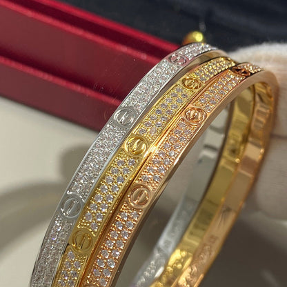 [⭐Renara]LOVE BRACELET 3.65MM DIAMOND-PAVED