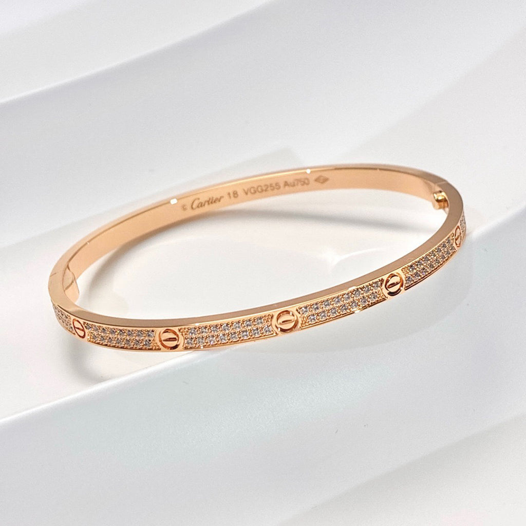 [⭐Renara]LOVE BRACELET 3.65MM DIAMOND-PAVED