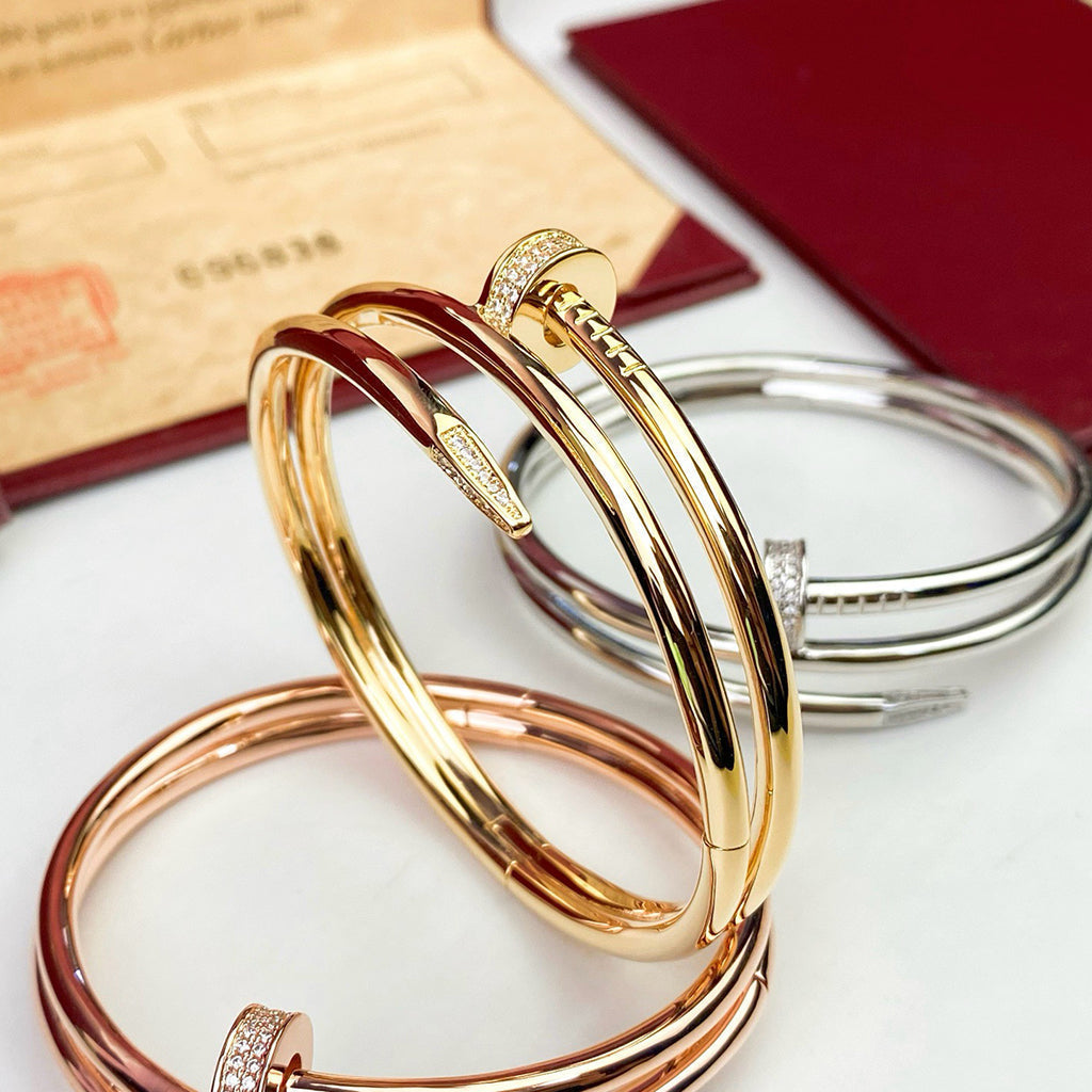 [⭐Renara]JUSTE BRACELET 3.5MM DOUBLE ROW DIAMOND