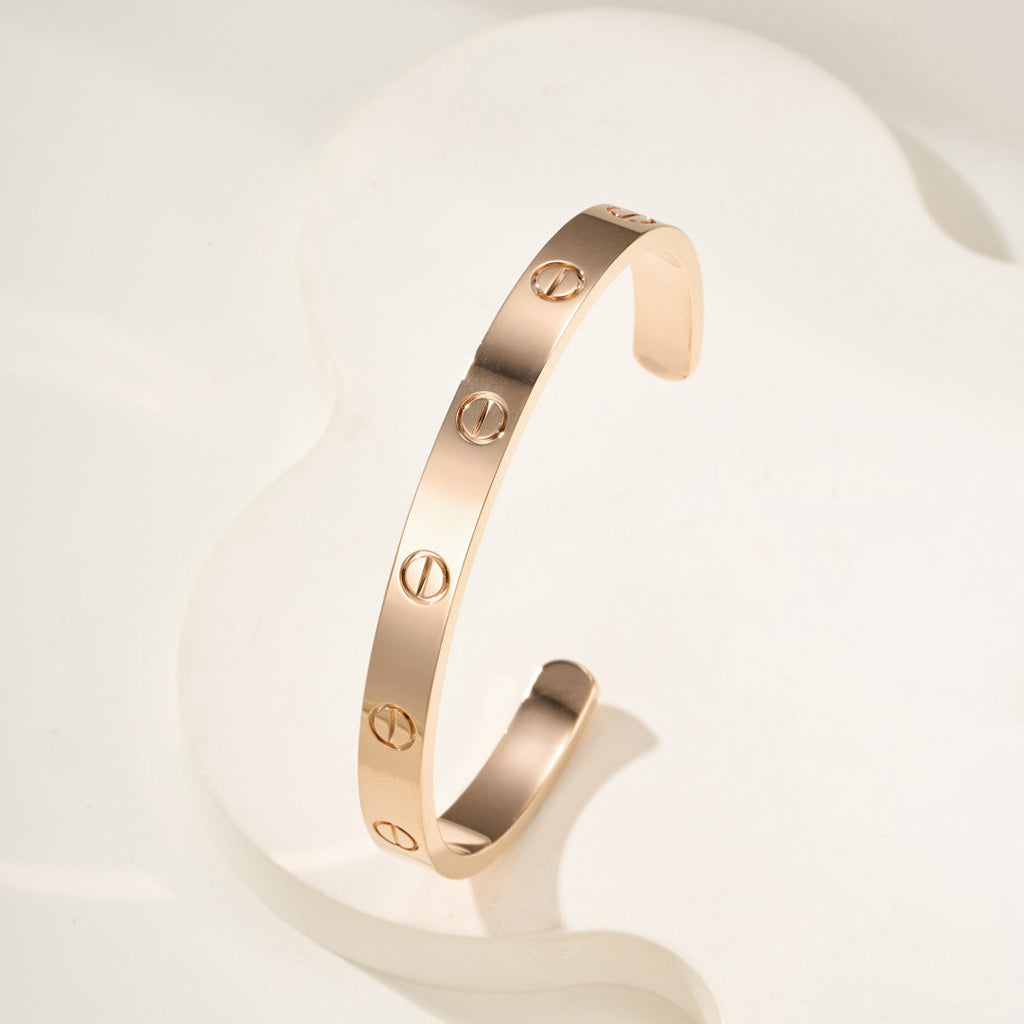 [⭐Renara]LOVE BRACELET 6.1MM OPEN CUFF