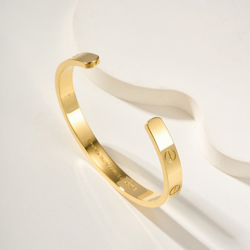 [⭐Renara]LOVE BRACELET 6.1MM OPEN CUFF