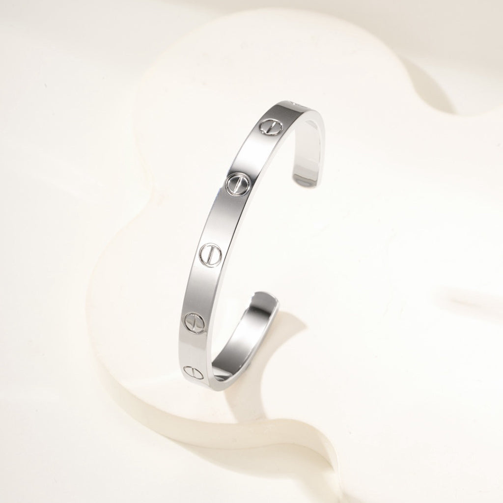 [⭐Renara]LOVE BRACELET 6.1MM OPEN CUFF