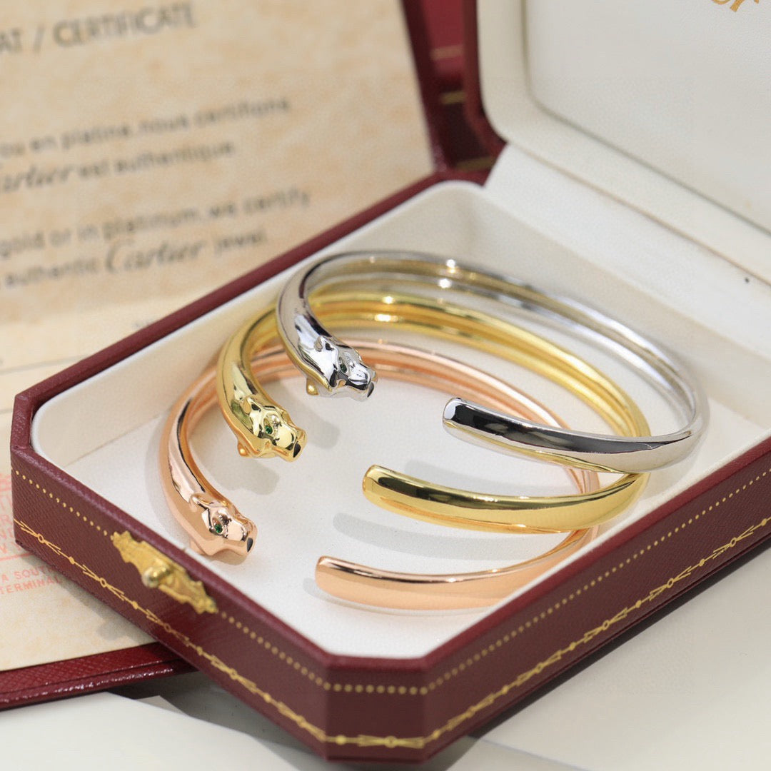 [⭐Renara]PANTHERE OPEN BRACELET