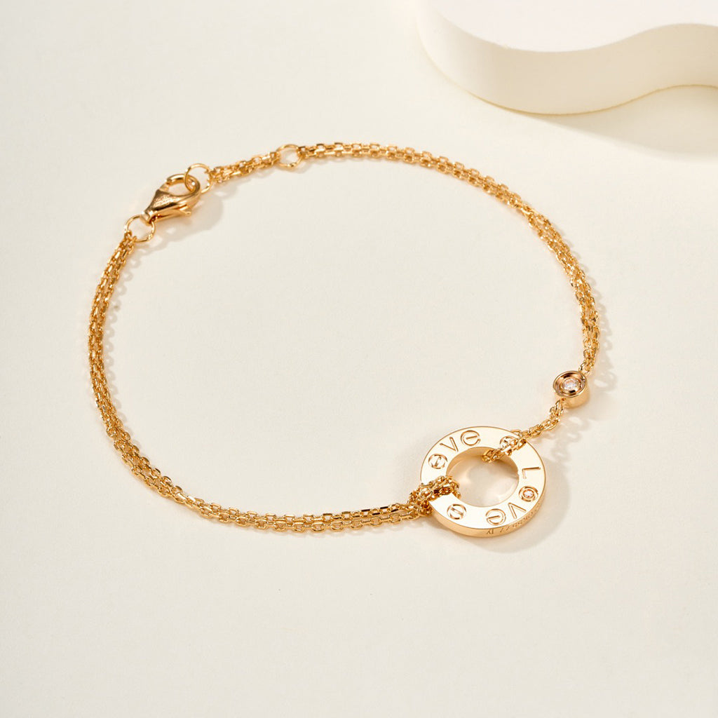 [⭐Renara]LOVE BRACELET 2 DIAMOND