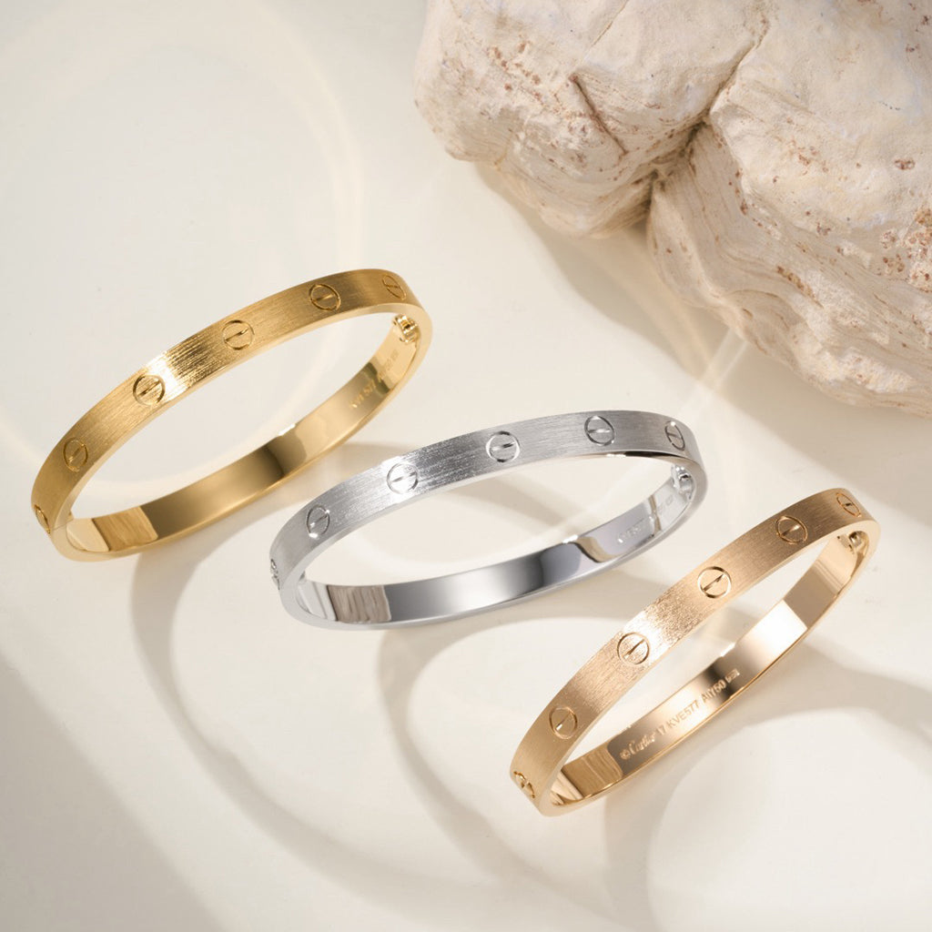 [⭐Renara]LOVE BRACELET 6.1MM BRUSHED