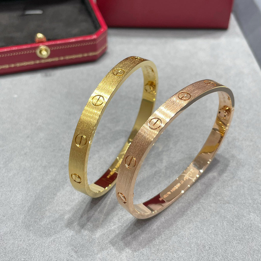 [⭐Renara]LOVE BRACELET 6.1MM BRUSHED