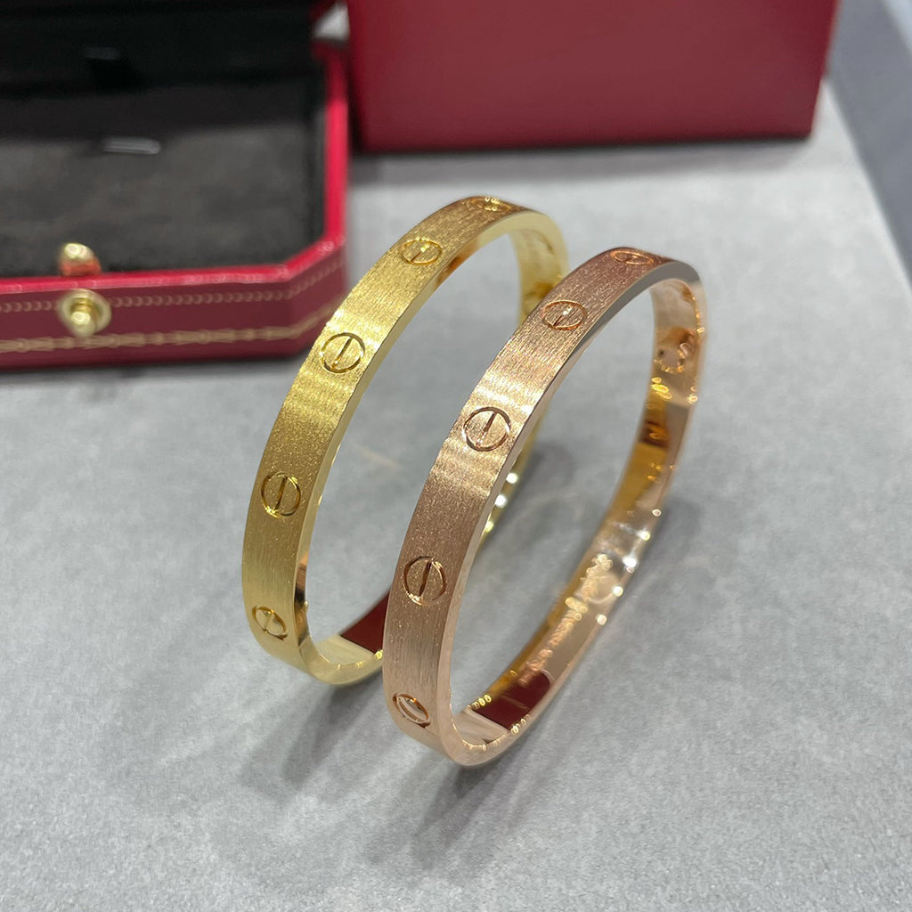 [⭐Renara]LOVE BRACELET 6.1MM BRUSHED