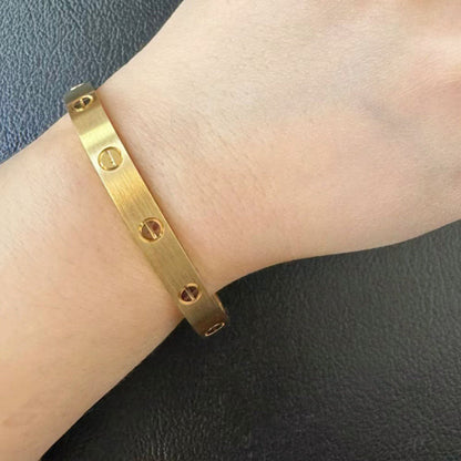 [⭐Renara]LOVE BRACELET 6.1MM BRUSHED