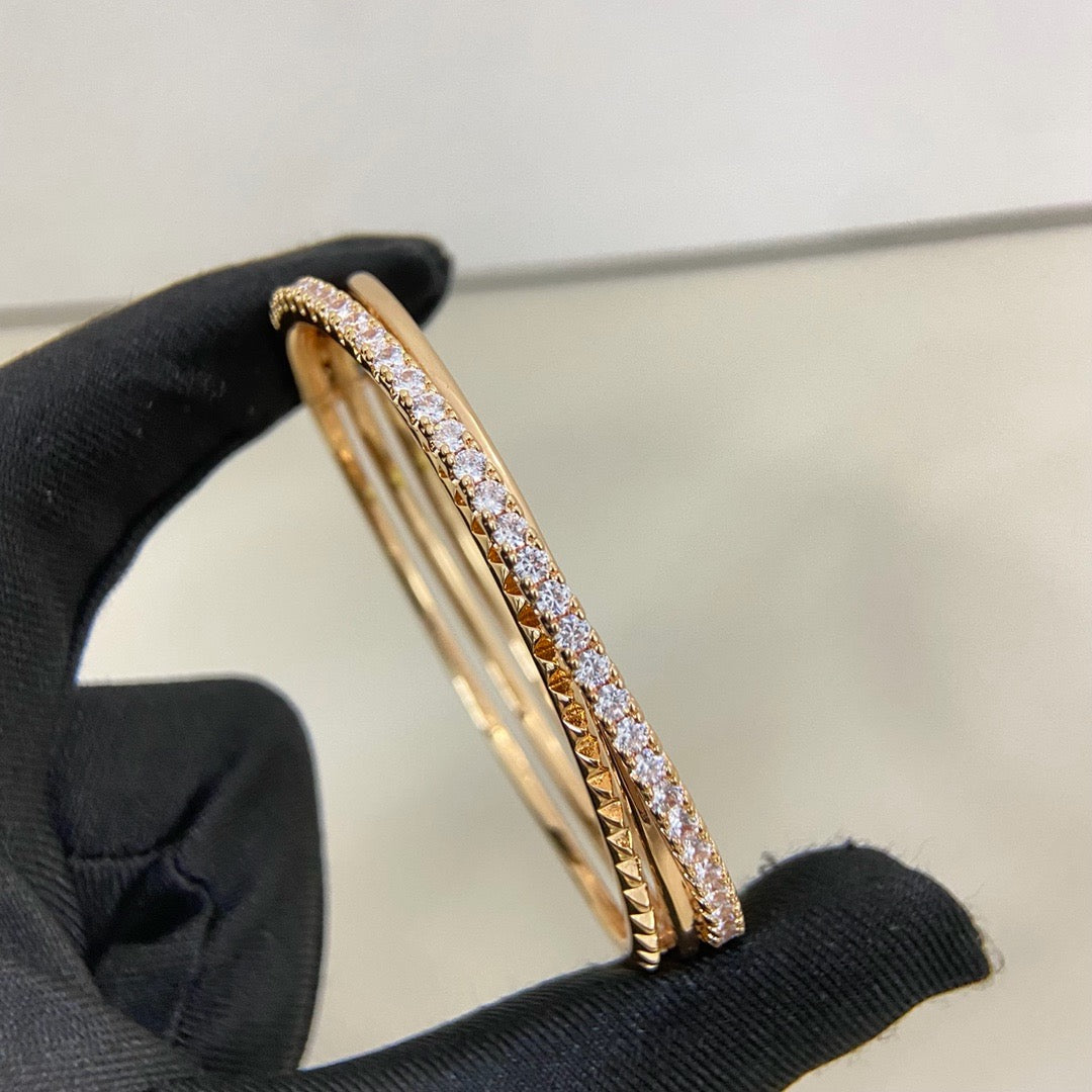 [⭐Renara]ETINCELLE HALF-PAVED DIAMOND BRACELET