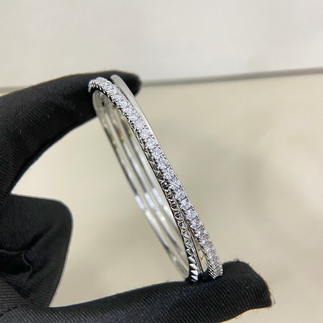 [⭐Renara]ETINCELLE HALF-PAVED DIAMOND BRACELET