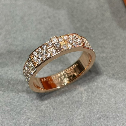 [⭐Renara]KELLY PINK GOLD DIAMOND RING