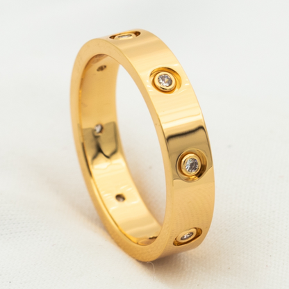 [⭐Renara]LOVE RING 3.6MM 8 DIAMONDS