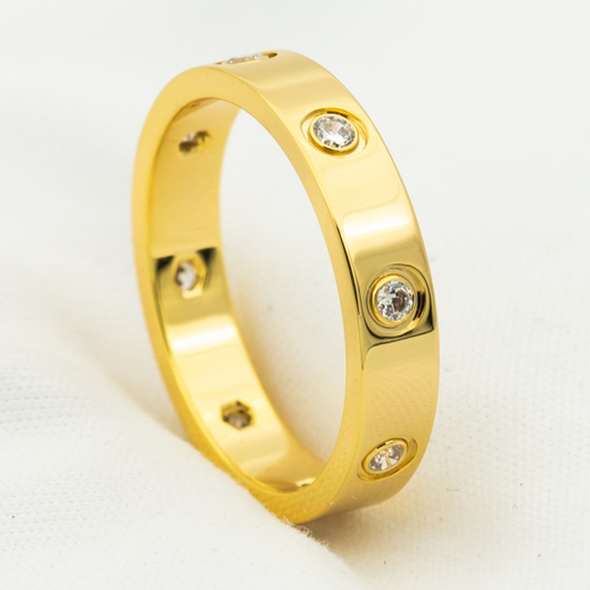 [⭐Renara]LOVE RING 3.6MM 8 DIAMONDS