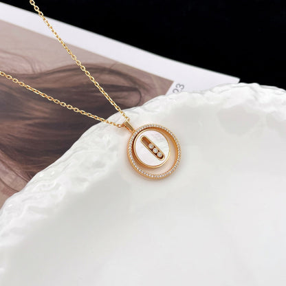 [⭐Renara]Demo MOVE MM NACRE BLANCHE DIAMOND NECKLACE