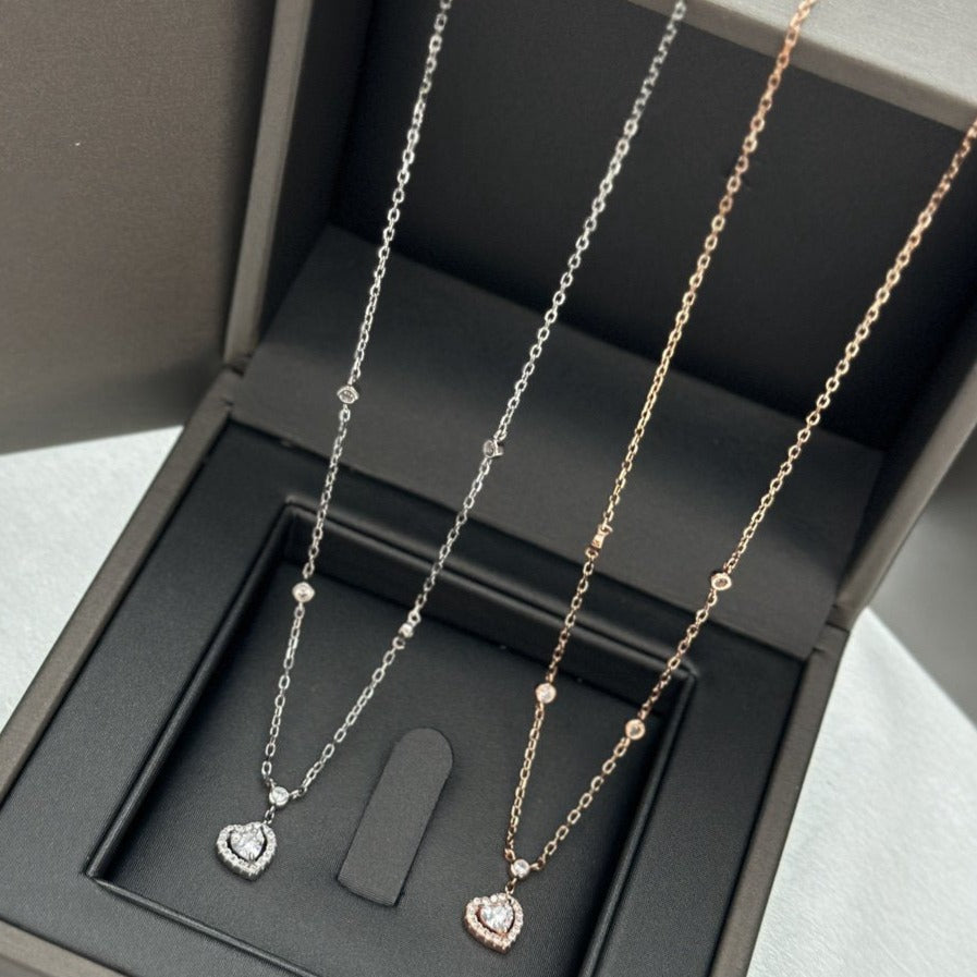 [⭐Renara]JOY HEART DIAMOND NECKLACE