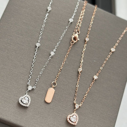 [⭐Renara]JOY HEART DIAMOND NECKLACE