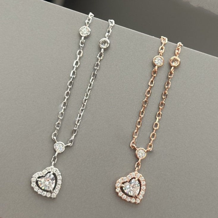 [⭐Renara]JOY HEART DIAMOND NECKLACE