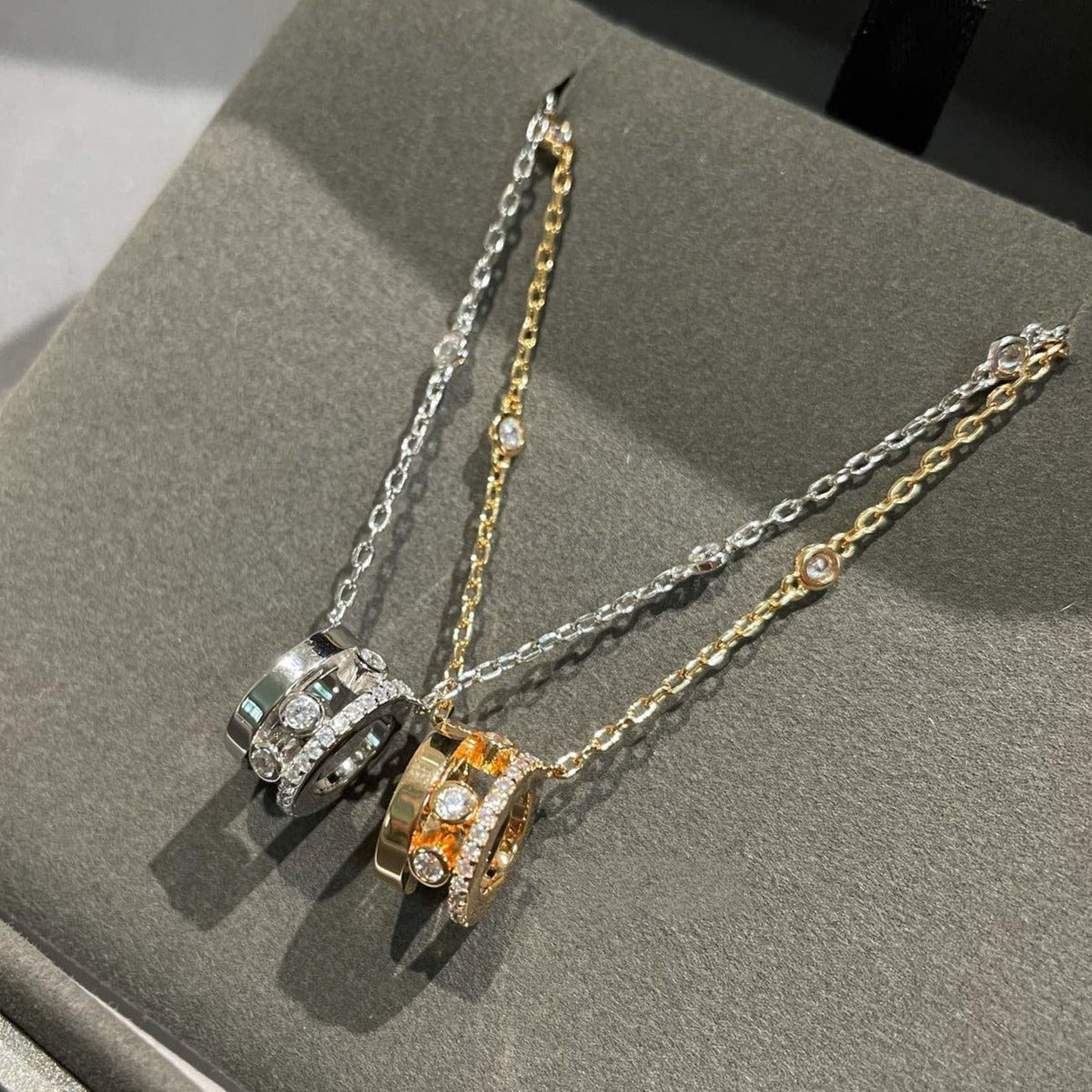 [⭐Renara]CHAIN MOVE ROMANE PEDAND NECKLACE