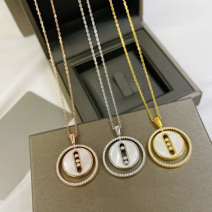 [⭐Renara]Demo MOVE MM NACRE BLANCHE DIAMOND NECKLACE