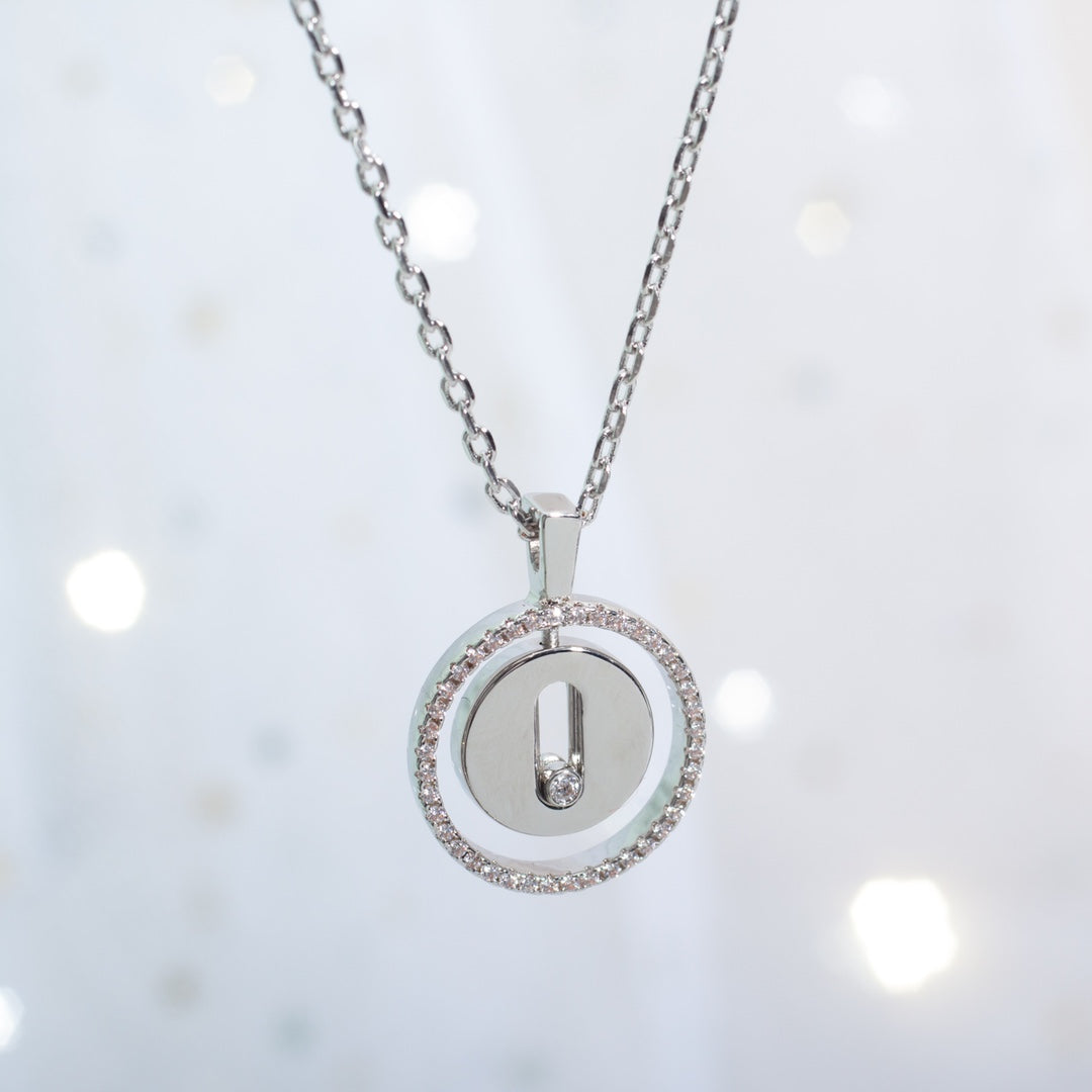 [⭐Renara]Demo MOVE PM NECKLACE SILVER DIAMOND
