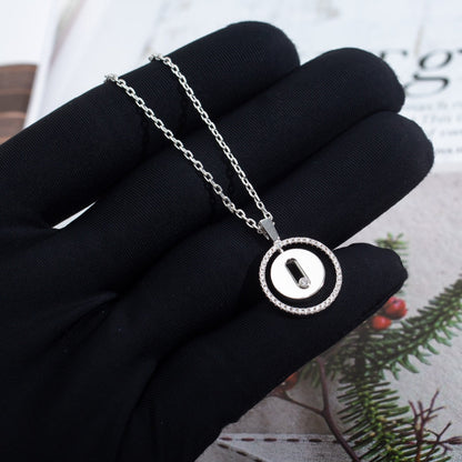 [⭐Renara]Demo MOVE PM NECKLACE SILVER DIAMOND