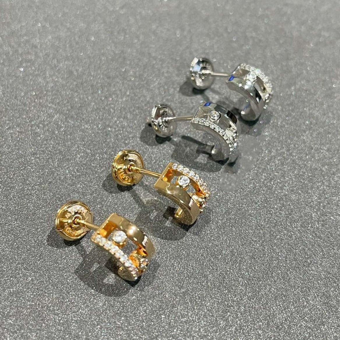 [⭐Renara]MOVE ROMANE EARRINGS DIAMOND