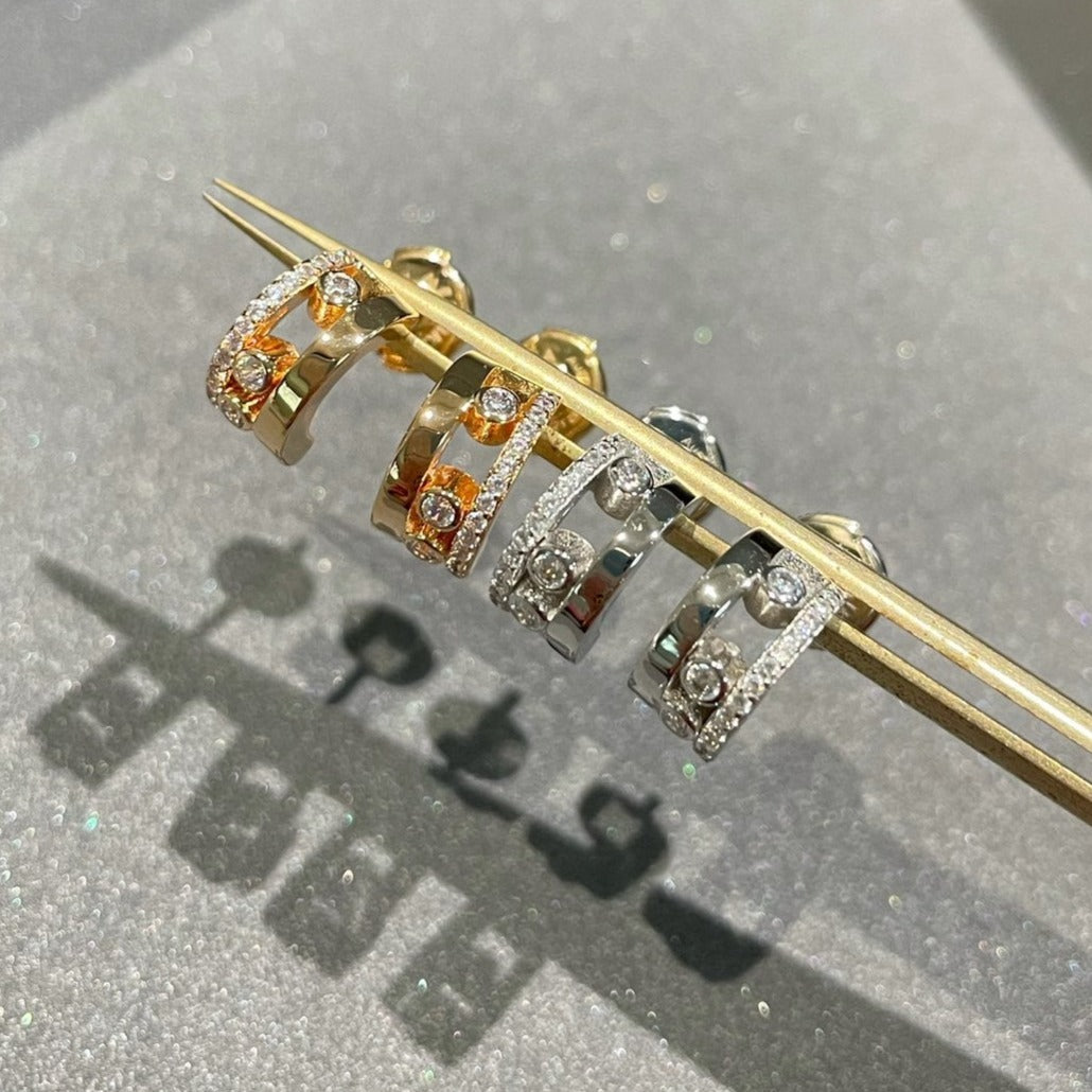 [⭐Renara]MOVE ROMANE EARRINGS DIAMOND