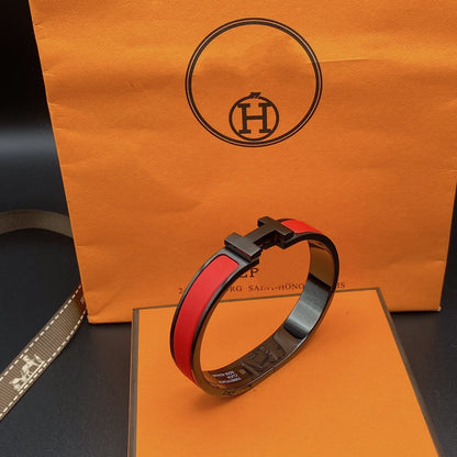 [⭐Renara]CLIC HM SO BLACK RED BRACELET