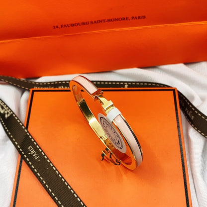 [⭐Renara]CLASSIC HM CLIC  PINK 8MM ENAMEL BRACELET