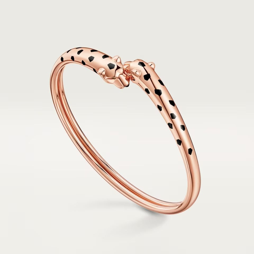 [⭐Renara]PANTHERE DOUBLE HEADED OPEN BRACELET