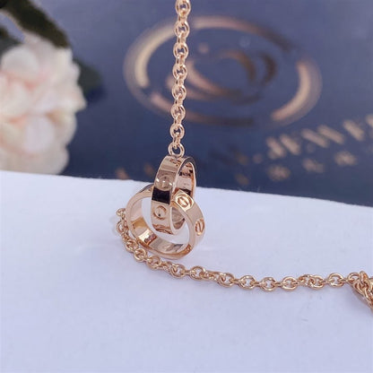 [⭐Renara]LOVE BRACELET DOUBLE RING