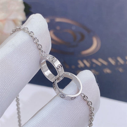 [⭐Renara]LOVE BRACELET DOUBLE RING