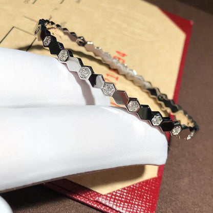 [⭐Renara]BEE LOVE SILVER DIAMOND BRACELET