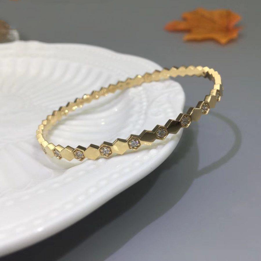 [⭐Renara]BEE LOVE GOLD DIAMOND BRACELET
