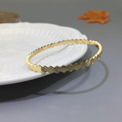 [⭐Renara]BEE LOVE GOLD DIAMOND BRACELET