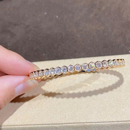 [⭐Renara]BEE LOVE GOLD BRACELET FULL DIAMOND