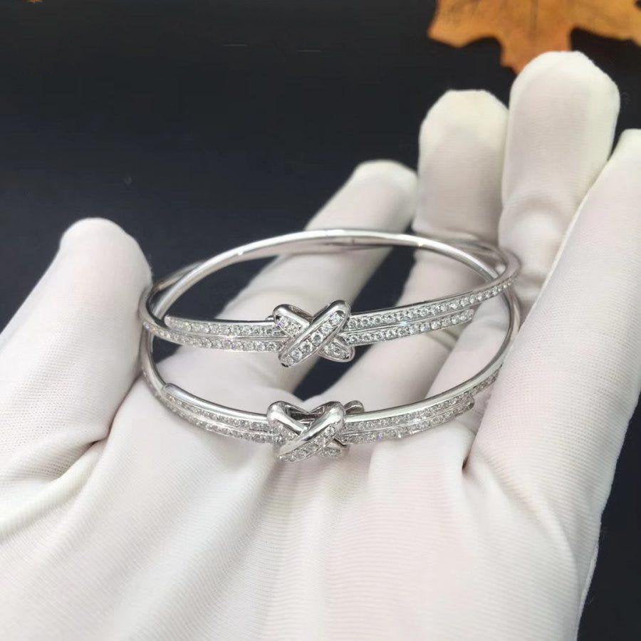 [⭐Renara]JEUX DE BRACELET DIAMONDS SILVER