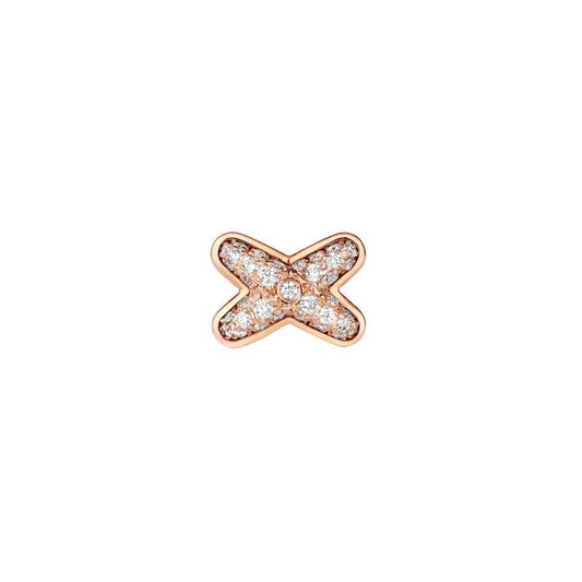 [⭐Renara]JEUX DE PINK GOLD DIAMOND EARRINGS