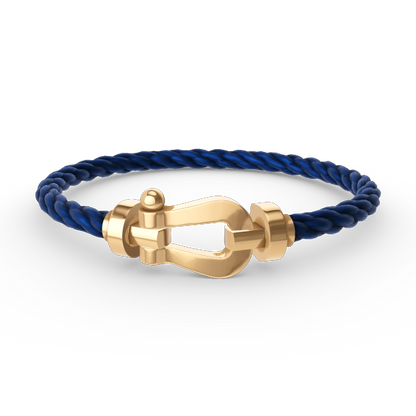 [⭐Renara]FORCE LARGE HORSESHOE NO DIAMOND BRACELET GOLD