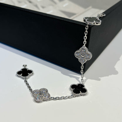 [⭐Renara] CLOVER 5 MOTIF ONYXS BRACELET COLLECTION