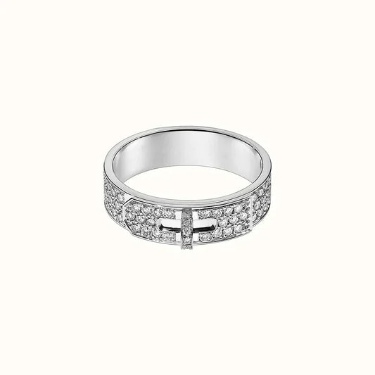 [⭐Renara]KELLY SILVER DIAMOND RING