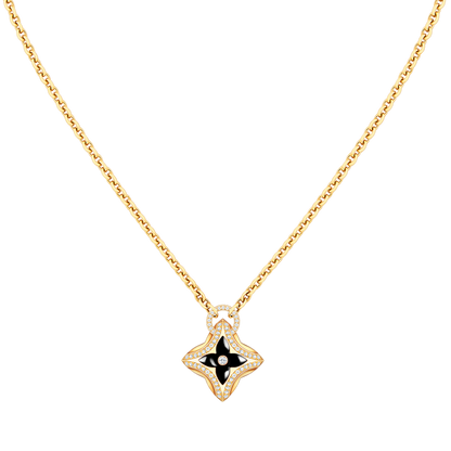 [⭐Renara]STAR PEDANT PINK GOLD DIAMOND NECKLACE